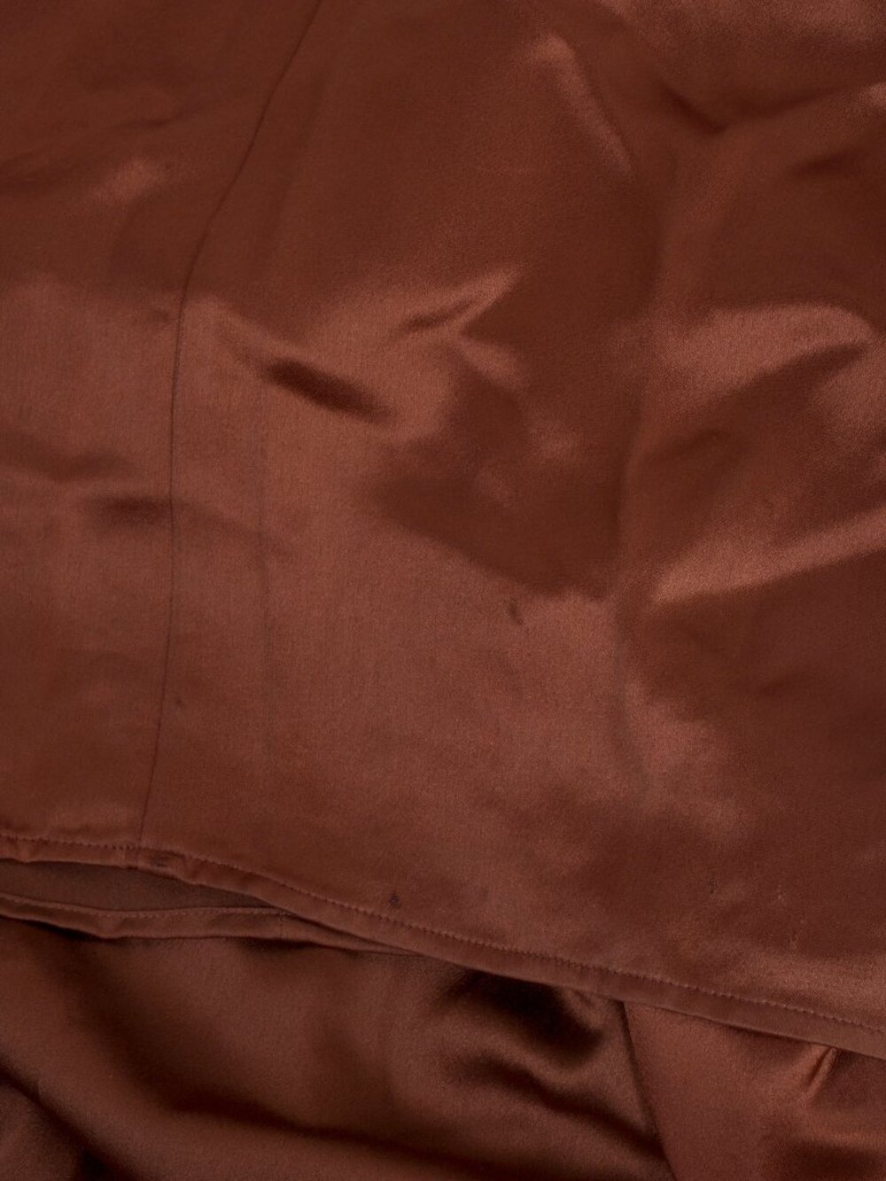 STAUD Janet Satin Halter Maxi Dress in Clove - Picture 7 of 8